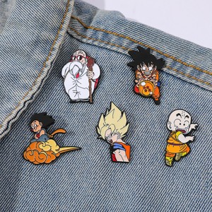 5000 Tipos de Lindos Broches de Metal Esmaltado con Logotipo de la Serie Dragon Ball Goku <span class=keywords><strong>Vegeta</strong></span> para Sombrero y Cuello - Product Image 6