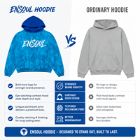Collection de vêtements haut de gamme personnalisés, sweats à capuche en coton doux imprimé respirant, production en gros flexible, ODM OEM, vêtements streetwear