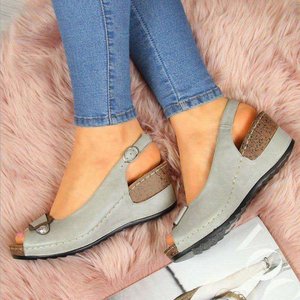 Trendy Women's <b>Heeled</b> Sandals With Comfortable Arch <b>Support</b> Soft Features Hot Sale Fashion Forward Design - Product Image 3