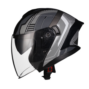 TOOP新品ハーフフェイスバイクバイクヘルメットダブルバイザーABSモーターサイクルオープンフェイスヘルメット製造中国<span class=keywords><strong>DOT</strong></span>認証 - Product Image 5