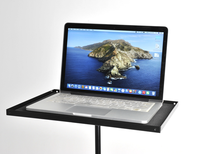 Foldable Laptop Tripod, Portable Projector Tripod/DJ Stand with Phone Stand, Outdoor Movie, Home, Office
