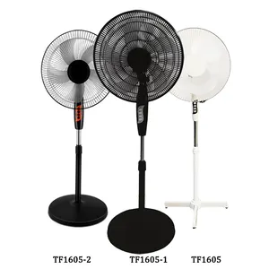 New arrive 6V Lead Acid Battery 12 Inch 3 blades AC DC Energy rechargeable fan with led light for home