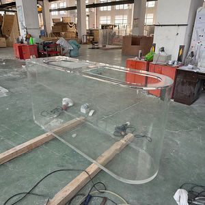 Pemasok Harga Murah Kustom Tangki Ikan Akuarium Akrilik Besar Persegi Panjang Transparan - Product Image 2