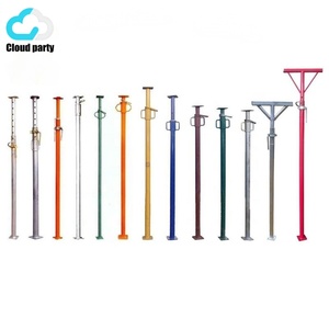 Puntales Metálicos Ajustables para Construcción, Base de Apoyo, Puntales de Construcción Cloud-Party - Product Image 1