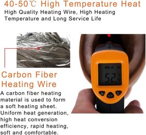 USB ricaricabile EVA solette termiche lavabili <span class=keywords><strong>suole</strong></span> per gli sport invernali scaldamuscoli per gli uomini e le donne per la caccia invernale all'aperto - Product Image 3