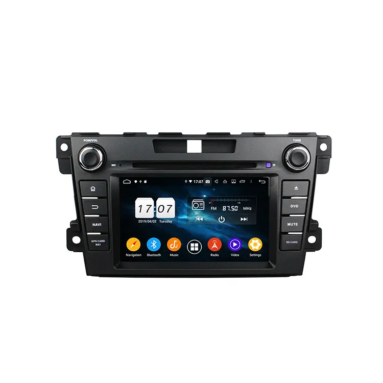 Octa core Android 9.0 car dvd player for Mazda CX-7 2012-2013 with 32GB Rom touch screen mirror link dsp car audio