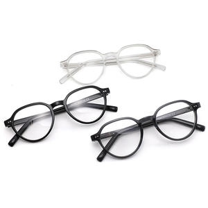 Monturas de Gafas Redondas de Acetato Conchen, Montura Completa, Unisex, Moda, Tendencia HD5001 - Product Image 3