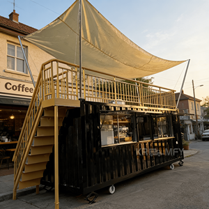 Cafetería en Contenedor Marítimo de Diseño Contemporáneo con Construcción Robusta y Alta Utilización del Espacio - Product Image 3