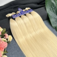 Estensioni di Capelli Umani Grezzi con Cuticole Allineate, Non Trattati, Lisci 613, Naturali, Stile Boho, Vendita all'Ingrosso