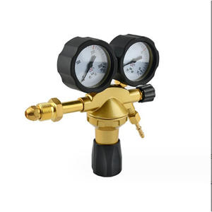 Reguladores de Presión de Gas Comprimido de Cobre, Modelo Europeo, para Argón, CO2 y Acetileno, Fabricados en Latón - Product Image 1