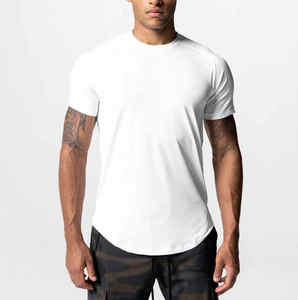 Personnalisé Nouveau Design Vos Propres Vêtements D'entraînement Polyester Spandex Gym Active Wear Muscle Fitted Tee Hommes Fitness t Shirt - Product Image 2