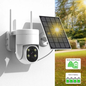 Produk sistem surya Nvr bertenaga Ptz <span class=keywords><strong>Ip</strong></span> Kit keamanan luar ruangan lampu Audio dua arah dan <span class=keywords><strong>2025</strong></span> rumah Kamera Cctv Wifi nirkabel