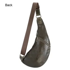 กระเป๋าหนังวัวแท้ AndoBag สไตล์วินเทจ สะพายไหล่/คาดอก สำหรับผู้ชาย ดีไซน์เรียบง่าย เหมาะสำหรับเดินทางท่องเที่ยวกลางแจ้ง รุ่น 1765 - Product Image 3