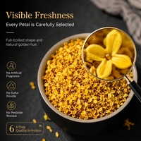 Teh Herbal Bunga Osmanthus Kering Halal - Aroma Intens, Teh Mekar, Minuman Kesehatan, Bahan Baku Sirup