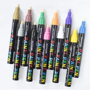 Best 12 Colors Industrial Use Tire Rubber Metal Waterproof Permanent Oil Based Paint Tyre Marker Pen