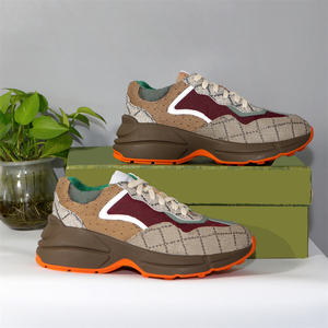 Baskets décontractées de luxe pour femmes et hommes, style vintage, à <span class=keywords><strong>plateforme</strong></span>, rehaussantes, à lacets, chaussures classiques décontractées - Product Image 6