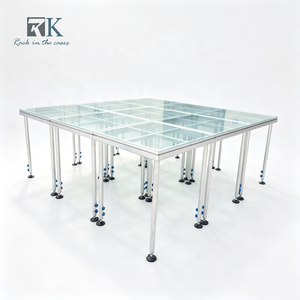 Scène de spectacle de qualité supérieure, scène en verre, scène en aluminium, plateforme de scène avec pieds réglables en hauteur à vendre - Product Image 1