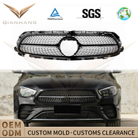 Nouvelle grille d'admission d'air verticale à rayures ciel étoilé pour pare-chocs avant, compatible avec Mercedes Classe E W213 2021-2023, référence OE A2138809803