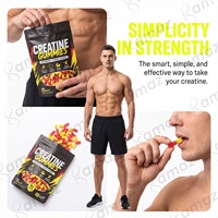 Gummies de créatine monohydrate 5000mg OEM ODM Suppléments à marque privée Formule végétalienne personnalisée Faible MOQ Approvisionnement direct usine
