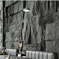 Panneau de décoration en pierre PU, imitation pierre, pour mur extérieur moderne, grand panneau de pierre de culture, aspect brique et roche de montagne