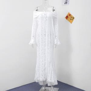 Z-1042 Vestido de Mujer Elegante con Mangas Acampanadas y Cordones, Nueva Colección Otoño 2026, Venta al Por Mayor - Product Image 2