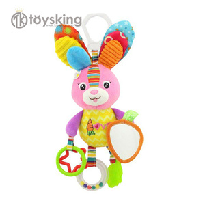 Bébé berceau suspendu animal hochet pendentif bébé avec dents colle <span class=keywords><strong>BB</strong></span> anneau papier peluche jouet - Product Image 5