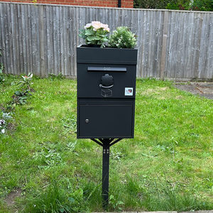 Boîte aux lettres intelligente JDY Boîte à colis murale en acier Boîte de dépôt pour usage domestique antivol pour appartements et applications postales - Product Image 2