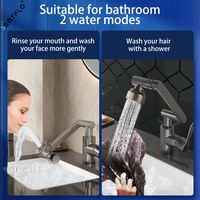 ABS Design traditionnel pivotant cuisine salle de bain monotrou universel pour eau chaude froide céramique pour ménage lavabo Hall