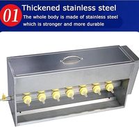 Fonction de température constante double face en acier inoxydable automatique 10/14 mamelons pour l'allaitement des porcs Machine à traire les mammites