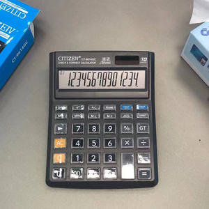 Calculatrice solaire Citizen Ct-9614gc à 14 chiffres, pour usage professionnel et financier, en ABS noir - Product Image 4