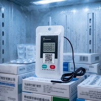 ZenMeasure GSP Regulations Standard Temperature Data Logger dengan Probe Eksternal -40C hingga 80C Perekam Instrumen Suhu