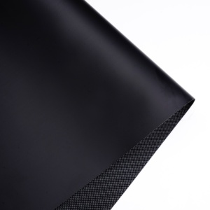 Revêtement de sol en vinyle noir solide en PVC, imperméable, auto-adhésif, pour salle de bain, cuisine, bâches de sol, garage, linoléum, non toxique, réutilisable - Product Image 2