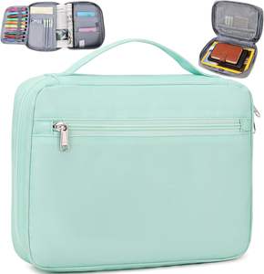 Échantillon gratuit : Grande housse de Bible, étui de transport pour livre avec poche zippée et couverture de Bible haut de gamme pour femmes, directement de l'usine. - Product Image 1