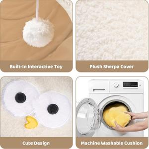 Nid de <span class=keywords><strong>Tunnel</strong></span> de chat pliable de haute qualité Passage protecteur et confortable pour petits animaux et chiens emballage en Carton - Product Image 3