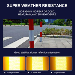 12 Years Acrylic Micro Prismatic Hip Grade Vinyl <strong>Conspicuous</strong> <strong>Reflective</strong> Sheeting Roll for Digital Printing Road Safety Road Sign - Product Image 4