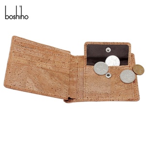Boshiho Hot Sell Vegan Cork Customized Logo <b>RFID</b> Men <b>Wallet</b> for Men - Product Image 5