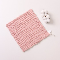 High Quality 30*30 cm Soft Cotton Face Towel Wholesale Natural Baby Burp Newborn Baby Face Towel Muslin Baby Wash Cloth