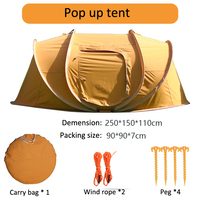 Tente Pop-Up Automatique en Acier Imperméable à Une Chambre, en Toile Polycoton Kaki, Populaire en Arabie Saoudite, Vente Chaude d'Usine, Utilisation Quatre Saisons