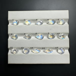 พลอยมูนสโตนสีรุ้งธรรมชาติ หลากสี หลากขนาด สำหรับทำเครื่องประดับ ราคาขายส่ง - Product Image 1