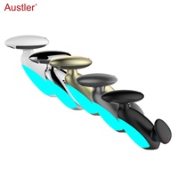 Nouveau Design UFO Forme Pistolet Gris Multifonctionnel 4 Modes Monotrou Moderne Salle De Bains Bassin D'eau Robinet