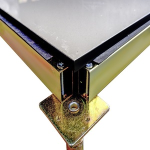 Sàn Nâng Chống Tĩnh Điện Bằng Thép Với Tấm Phủ Hoàn Thiện PVC HPL Cho Trung Tâm Dữ Liệu Phòng Máy Tính 600X600Mm Gạch Lát Sàn Nâng Hpl - Product Image 2