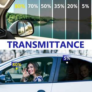 نانو سيراميك كربون نافذة Peliculas Para fentanas De Autos مظلمة شفافة من الداخل لون نافذة السيارة - Product Image 4