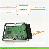 FoxFlash Super Strong ECU TCU Clone Chip Tuning tool V1.4.2, logiciel et firmware version FW D08 7, avec prise en charge de la lecture VR.