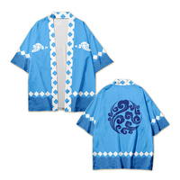 Haori imprimé anime avec logo personnalisé Robes Yukata Haori unisexe Kimono pour hommes et femmes Costume de Cosplay