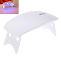 SUNmini 6W Outil de manucure domestique en forme de souris avec lampe UV, alimentation électrique, matériau plastique, prise US