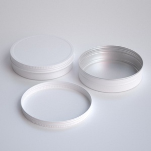 180ml Round Aluminum Cosmetic Tin Aluminum Screw Cap Tin Aluminum Tin Can for Body Butter - Product Image 4