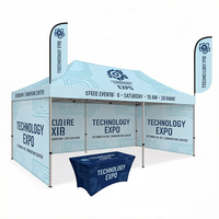 Tenda Pop Up Lipat Desain Khusus Berbahan Aluminium Harga Murah dari Pabrik JOFO untuk Acara, Pasar Mobil Sport, dan Pesta