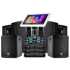 Atsh diamond series 10 "ระบบเสียงที่ได้รับการรับรอง thx โหมด<span class=keywords><strong>คาราโอเกะ</strong></span>โปรพร้อมไมโครโฟนไร้สาย3ตัวระบบ KTV บ้าน
