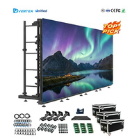 Pantalla LED de Alquiler para Exteriores P2.6 P2.9 P3.91, Panel de Video Wall LED de 3x4m, Pantalla LED de Alta Calidad de 500*500mm