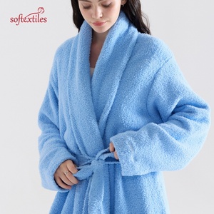 <span class=keywords><strong>Accappatoio</strong></span> di Lusso in Pile Morbido a Rapida Asciugatura per <span class=keywords><strong>Donna</strong></span>, Personalizzabile con Logo, Eco-Friendly, in Flanella Tessuta - Product Image 1